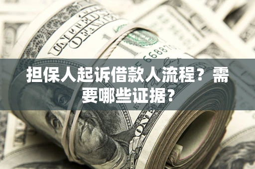 北京担保人起诉借款人流程？需要哪些证据？