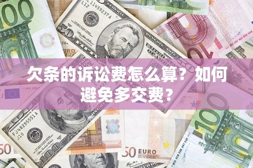 北京欠条的诉讼费怎么算？如何避免多交费？