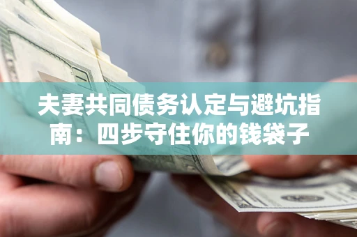 北京夫妻共同债务认定与避坑指南：四步守住你的钱袋子