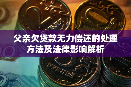 北京父亲欠贷款无力偿还的处理方法及法律影响解析