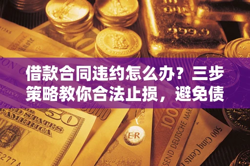 北京借款合同违约怎么办？三步策略教你合法止损，避免债务危机升级