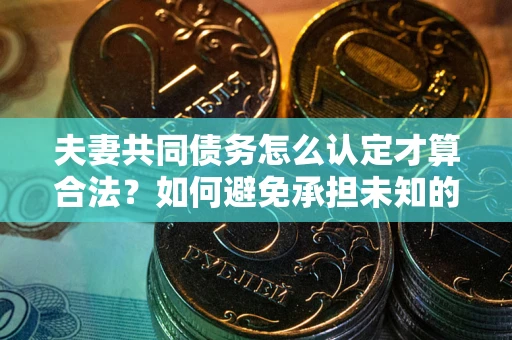 北京夫妻共同债务怎么认定才算合法？如何避免承担未知的债务风险？