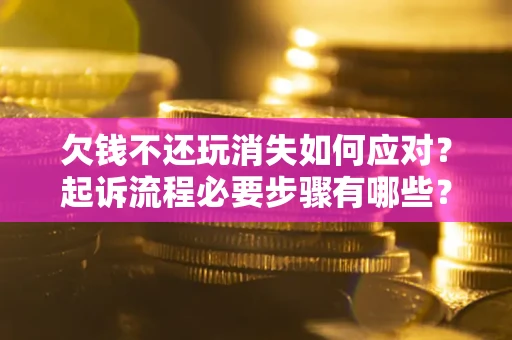 北京欠钱不还玩消失如何应对？起诉流程必要步骤有哪些？